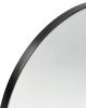 Wall Mirror 30"x20", Bathroom Mirror, Vanity Mirror, for Bathroom, Bedroom, Entryway, with Metal Frame, Modern & Contemporary Arch Top Wall Mirror (Bl