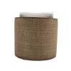 COOLMORE Swivel Barrel Chair, Comfy Round Accent Sofa Chair for Living Room, 360 Degree Swivel Barrel Club Chair, Leisure Arm Chair for Nursery, Hotel
