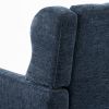 Modern Accent Chair,Chenille Arm Chairs for Living Room,Upholstered Mordern Armchair,Comfy Soft Padded Lounge Chair in Small Space, Bedroom, w/Pillow,