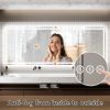 LED Bathroom Mirror, 36x96 inch Bathroom Vanity Mirrors with Lights, Mirrors for Wall with Smart Touch Button, Anti-Fog, Memory Function, Stepless Dim