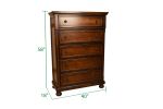 Baltimore Chest Made with Wood in Dark Walnut Color