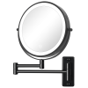 8 Inch Wall-Mounted Makeup Mirror, Double Sided 1x/10x Magnifying Makeup Mirror, 3 Colour Lights Touch Screen Dimmable Bathroom Mirror, 360¬∞ Swivel V