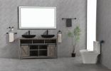 (ONLY FOR PICKUP) 96in. W x 36 in. H Super Bright Led Bathroom Mirror with Lights;  Metal Frame Mirror Wall Mounted Lighted Vanity Mirrors for Wall;