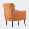 Modern Accent Chair Upholstered Foam Filled Living Room Chairs Comfy Reading Chair Mid Century Modern Chair with Chenille Fabric Lounge Arm Chairs Arm