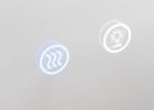 Anti-fog dimmable touch button LED bathroom mirror
